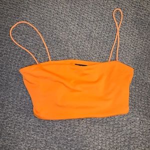 Orange Crop Top